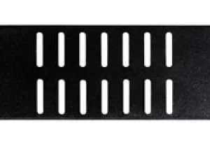 Painel Frontal de 2 U com Orifícios de Ventilação.