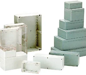 Caixa de Abs Selada - Cinza Escuro - 52 X 50 X 35