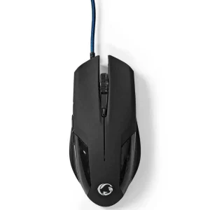 Nedis Gmwd110bk Rato Mão Direita Usb Type-A Ótico.