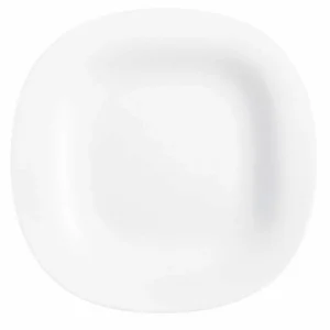 Prato de Sobremesa Luminarc Carine Branco Vidro (.