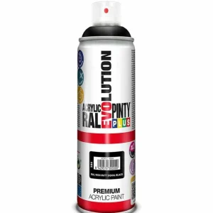Tinta em Spray Pintyplus Evolution Ral 9004 Signa.