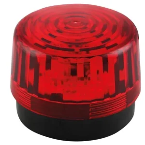 Luz LED Intermitente - Vermelha - 12 Vdc  100 Mm