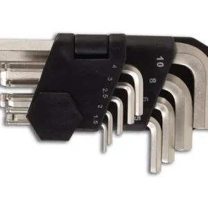 Conjunto Chaves Sextavadas Cabeça Esférica - 9 Un.