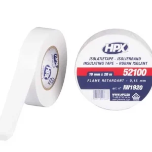 Fita Isolante de Pvc Vde - Branca 19mm X 20m