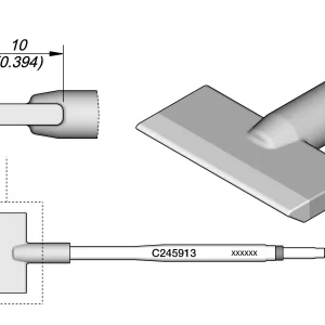 Ponta P/ Utensilio de Mão T245-Pa 21x2.4mm - Jbc