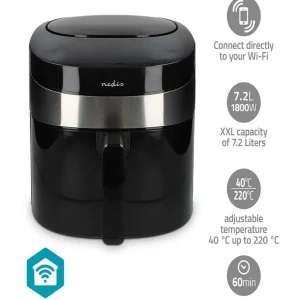 Ar Fryer Smartlife 7.2l Preto Nedis