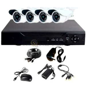 Kit Vigilancia Dvr+4 Camaras 1080p