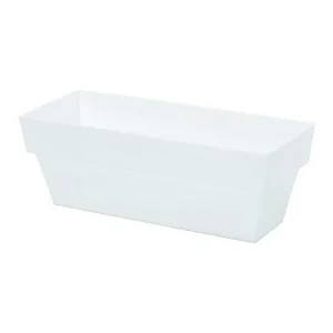 Floreira Limited 12x30cm Branco Plastiken