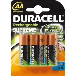 Bateria Recarregavel AA 1.2v/2500mah Ni-Mh Durace.