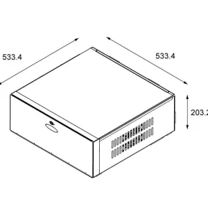 Caixa de Segurança P/ Gravadores de Vídeo Dvr (53.