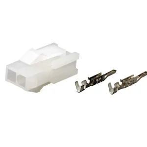 Tamiya Mini Painel e Conector de Ar Fêmea, 2 Pinos