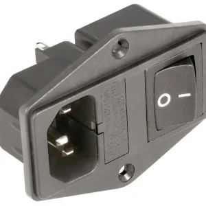 Base de Red Macho Iec320 C14 para Chasis