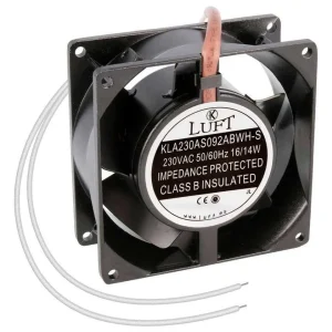 Ventilador 92x92x38mm 230v, Rodamiento, 2 Cables