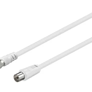 Conector de Antena de Tv Hembra a F Macho 5.0m