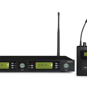 Microfone Sem Fios Duplo Portátil Uhf