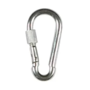 Mosquetão em Zinco com Fecho.