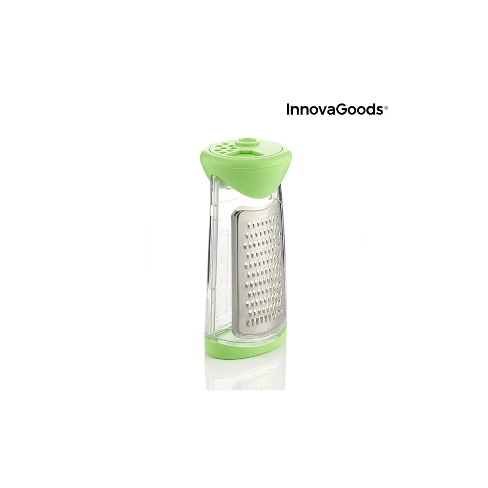 Ralador com Recipiente e Dispensador 3 em 1 Cheezy