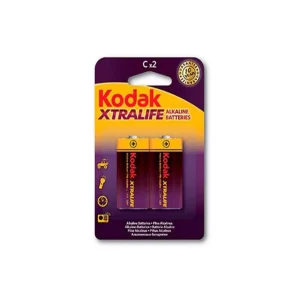 Kodak Xtralife Alkaline C Battery (2 Pack) (22032)