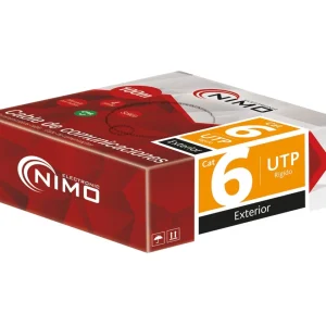 Bobine Cabo Utp Rigido Cat6 P/ Exterior 100m Nimo