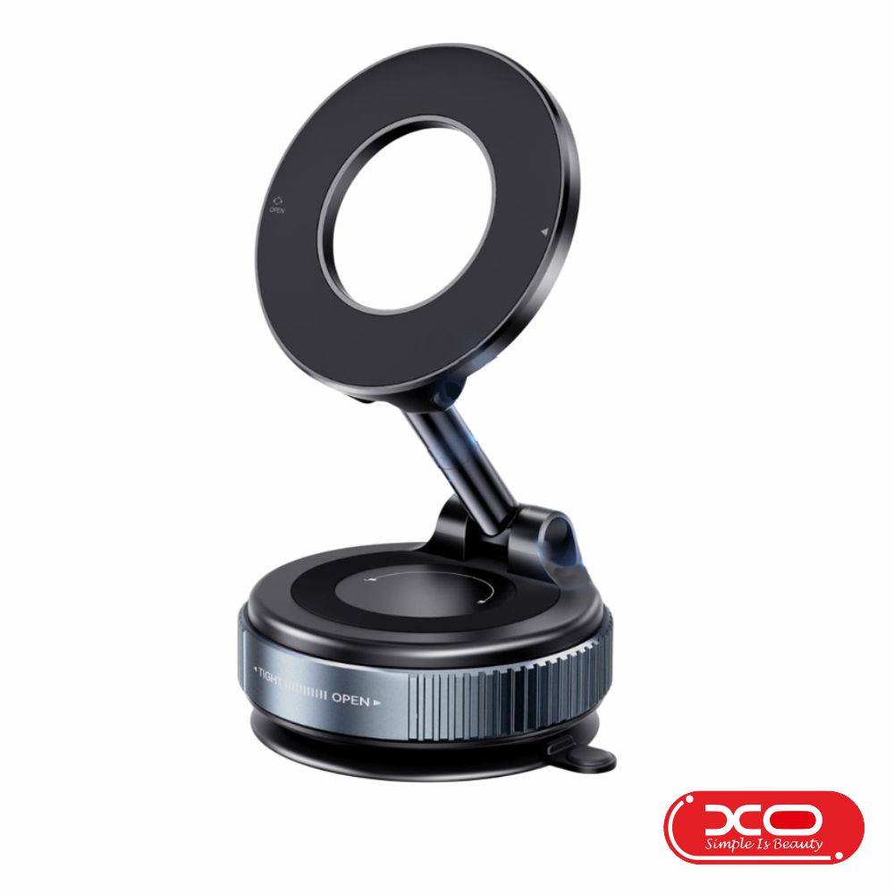 Suporte Universal Magnético C/ Ventosa Preto XO