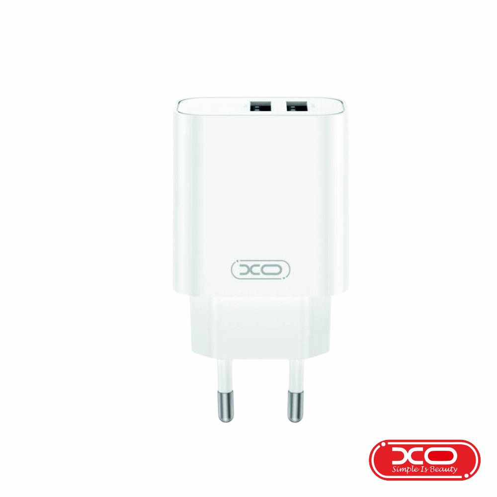 Alimentador 2x USB-A 2.4A Branco XO