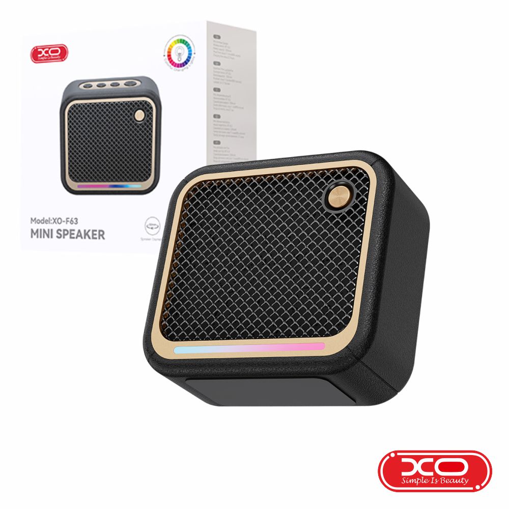 Coluna Bluetooth Portátil FM/Micro SD JOY 5W Preto XO