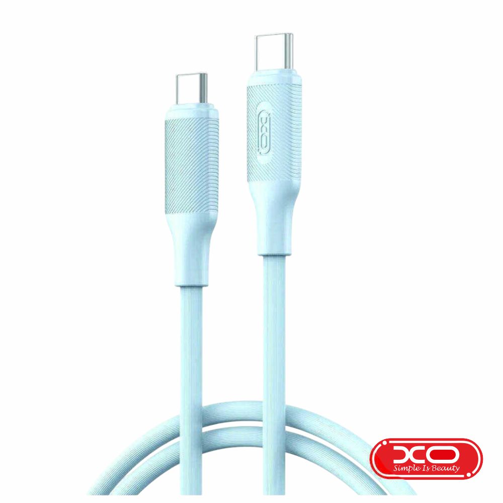Cabo USB-C Macho / USB-C Macho 1m 60W PD Azul XO