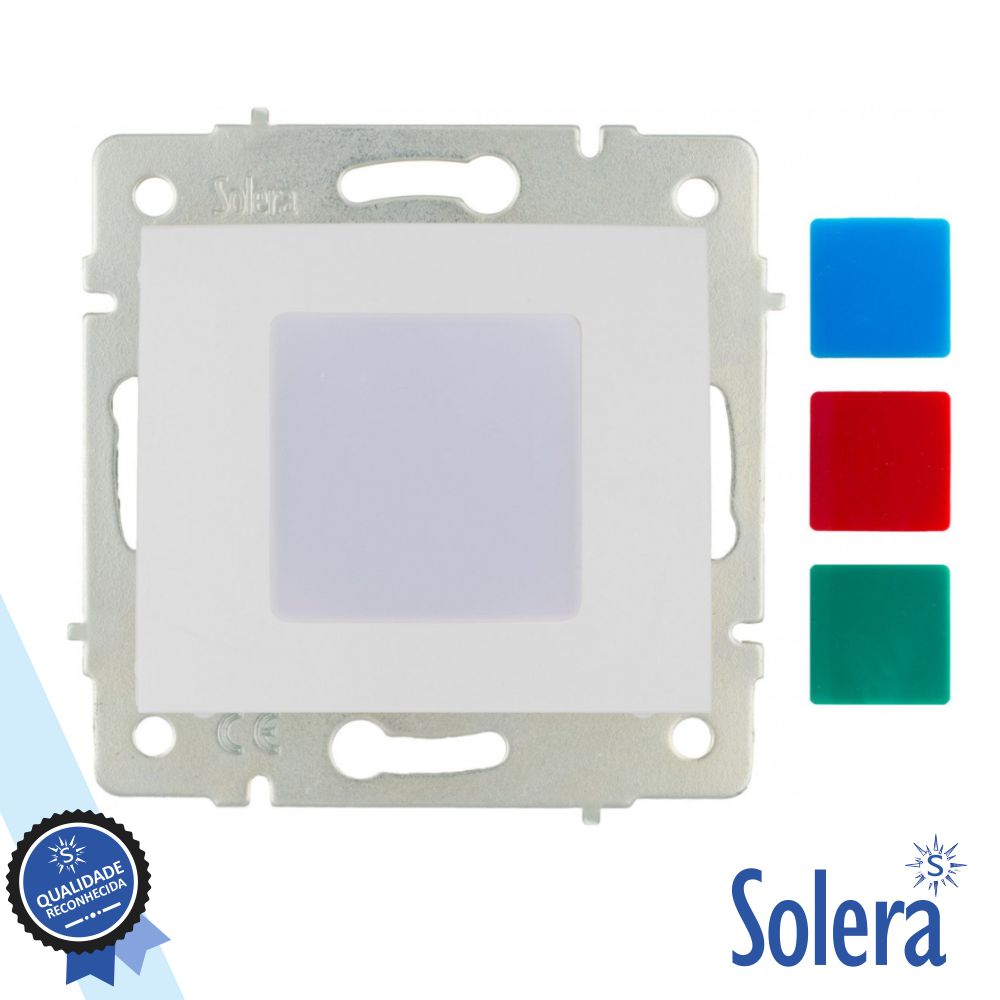 Aplique LED P/ Embutir Sem Moldura SOLERA