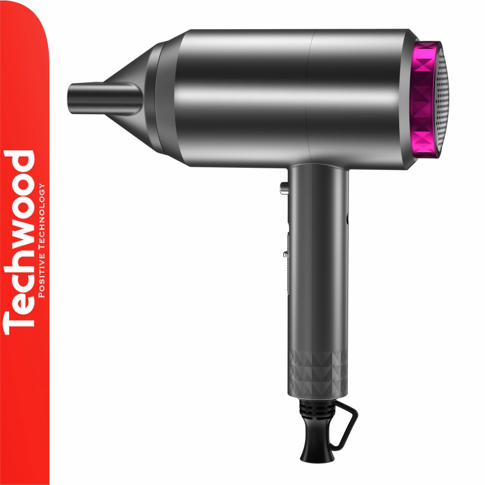 Secador de Cabelo 2200W Preto TECHWOOD