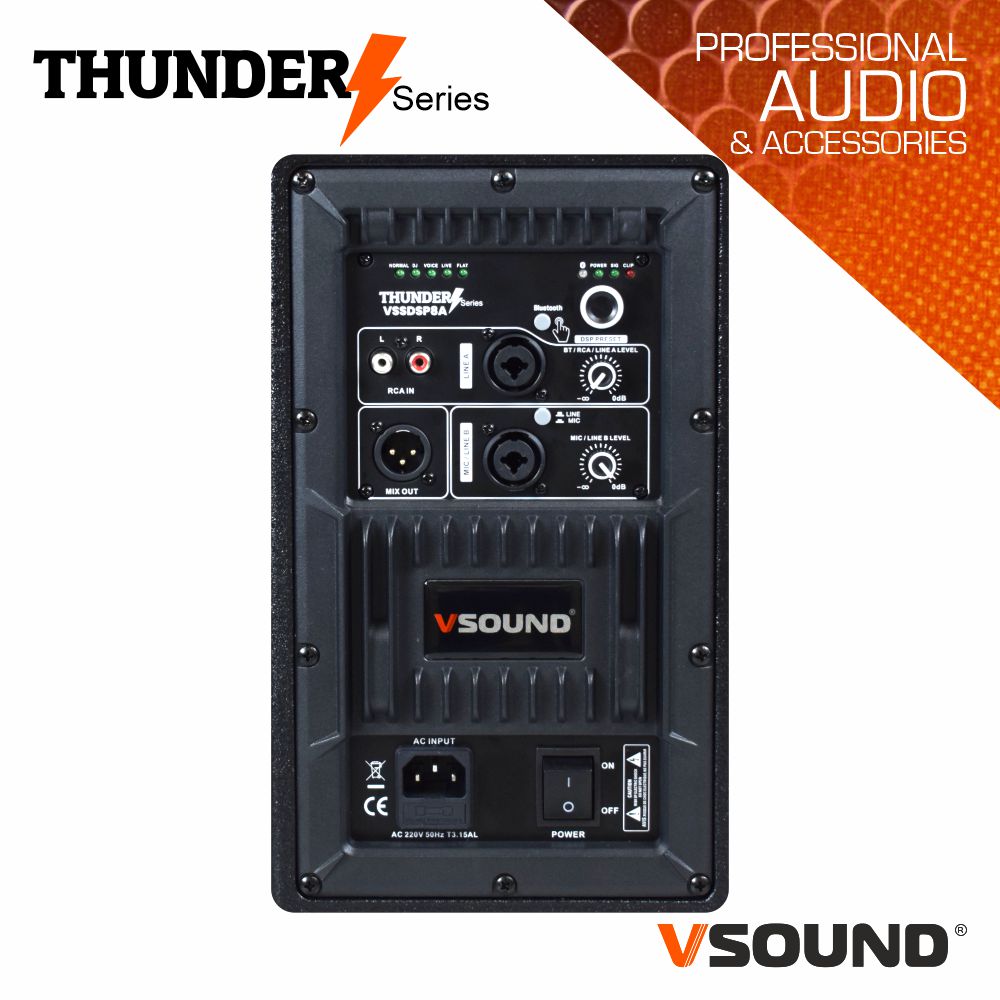 Modulo De Amplificação Completo P/ VSSDSP8A VSOUND