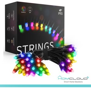 HY-SE10M Luzes natal LED exterior RGB-IC WIFI + Bluetooth