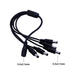 777005 Cabo alimentação dc 1 macho x 5 femeas