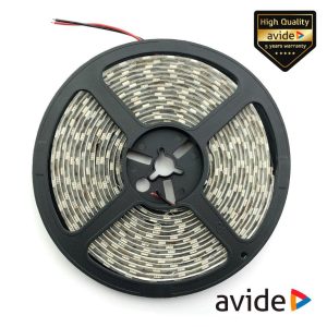 ABLS60WW65-4.8W Fita 300 leds 2835 3000K 12V 4.8W/M IP65 AVIDE preço metro