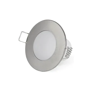 Downlight LED 5w 4000k Redondo Níquel Ip54