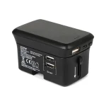 Realpower Travelcharge-4k Universal Preto Usb Car.