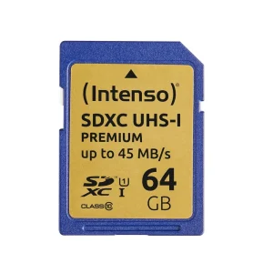 Cartão Intenso Sdxc 64gb Classe 10 Uhs-I P.
