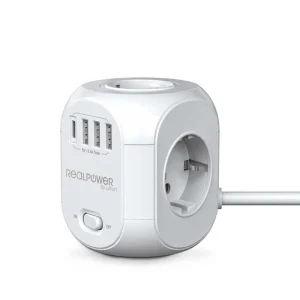 Realpower Powerbox 431 Extensão Elétrica 1,8 M 4 .