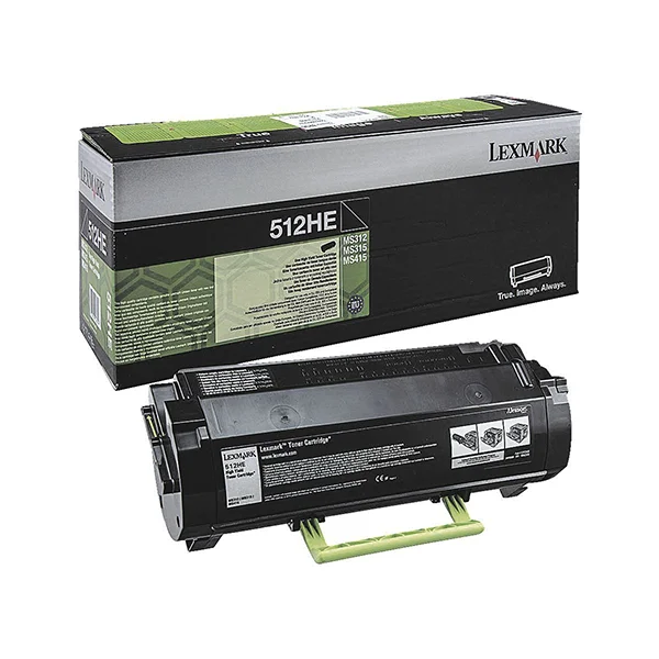 Toner Lexmark 51f2h0e Preto Corp 5k a 5% - Ms312,.