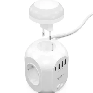 Aisens Asps-3a1cl01-W Extensão Elétrica 1,8 M 4 T.