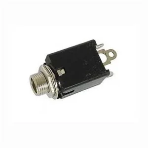 6.35mm Female Jack Connector - With Switch - Ster.