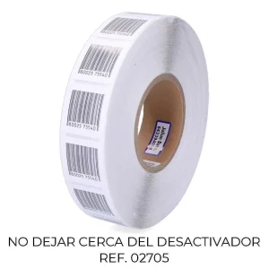 Pack 2000 Etiquetas Anti-Roubo 410 Branca 7909949