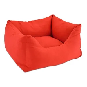 Cama Quadrada Vermelha 59x50x20cm Nayeco