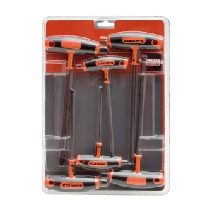 Chaves de Fendas com Cabo em T, Conjunto de 6 Peç.