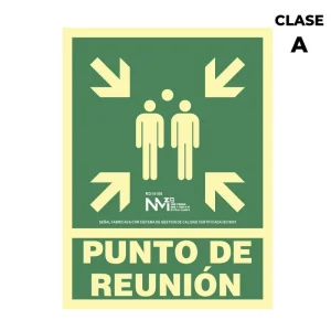 Sinal de Evacuação Ponto de Reunião Classe a