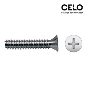 Caixa 500 Uni. Parafuso de Métrica Escutcheon, Phi