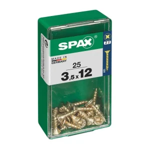 Spax 4081020350121 Parafuso/Porca 12 Mm 25 Unidad.