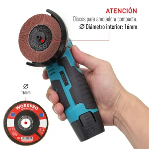 Disco Minas Plana L 100x16mm 40 G. Workpro