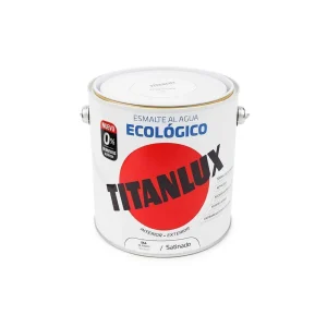 Esmalte Ecológico à Base de Água Acetinado Branco.