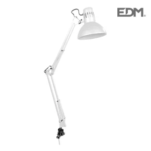 Candeeiro de Mesa Arquiteto Branco E27 60w