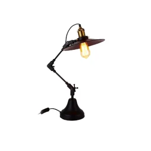 Candeeiro de Mesa Secretaria Vintage em Ferro E27
